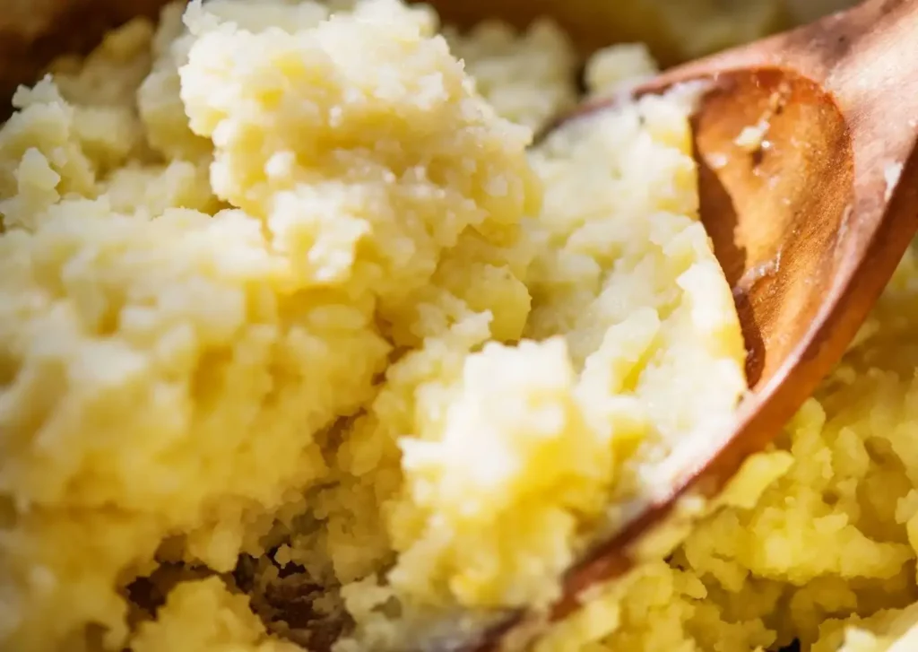 israeli kosher mashed potatoes with garlic and rosemary