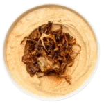 Sharp and sweet pureed chickpea dip