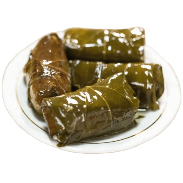stuffed grape leaves Mediterranean appetizer at Aladdin Houston