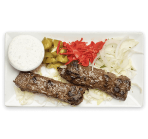 Middle eastern kafta kabob