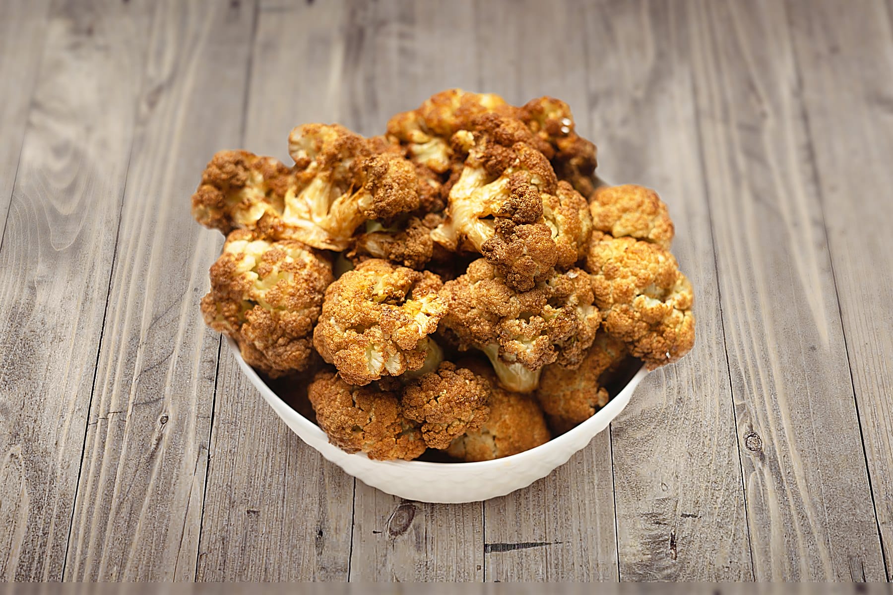 Roasted cauliflower side dish at Aladdin Mediterranean Cuisine in Houston